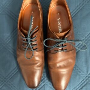 Van Lier Tan Men's Dress Shoes (size 8-9)